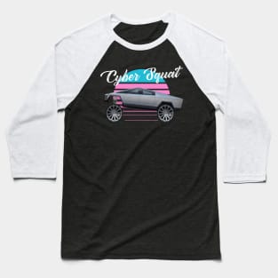 SQUATTED TRUCK CYBER TRUCK T-SHIRT Baseball T-Shirt